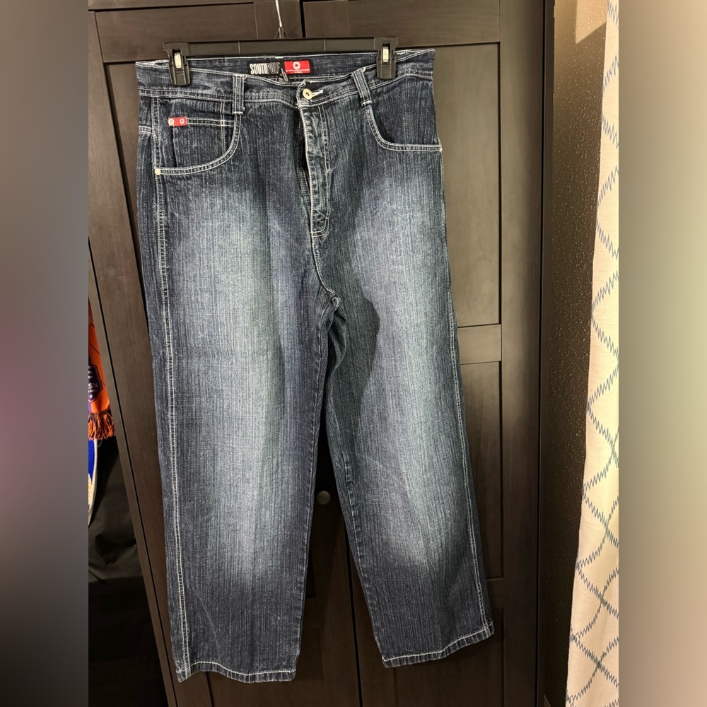 South Pole Relaxed Fit Dark Blue Jeans